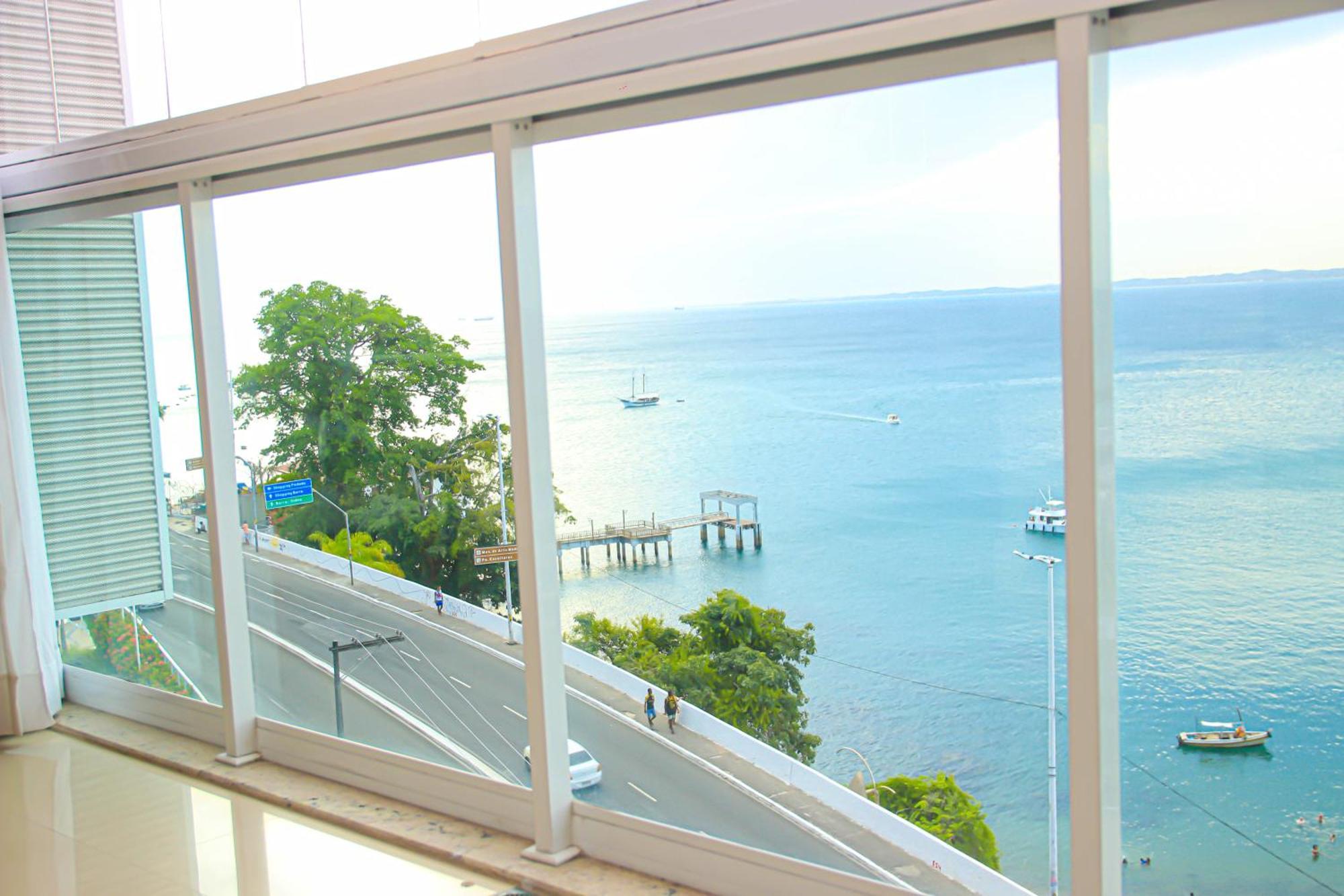 Апартаменты Cloc Marina Vista Mar P/ A Baia De Todos Os Santos Сальвадор Экстерьер фото